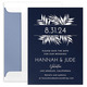 Palm Frame Shimmer Save the Date Cards Image 12 of 12
